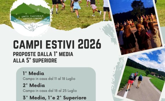 INSCRIZIONE CAMPI ESTIVI 2026